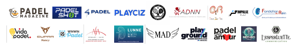 Logos des partenaires de la Rein Padel Tour 2026